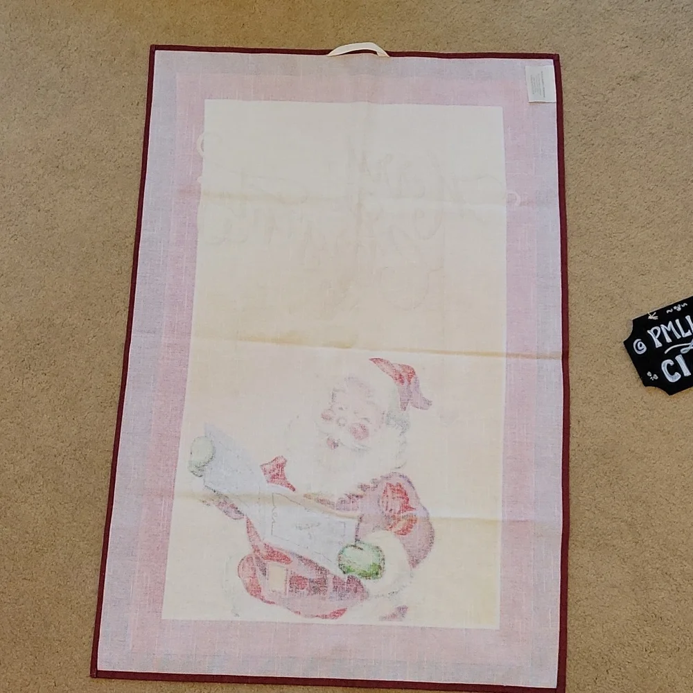 Williams Sonoma Santa Claus Towel 